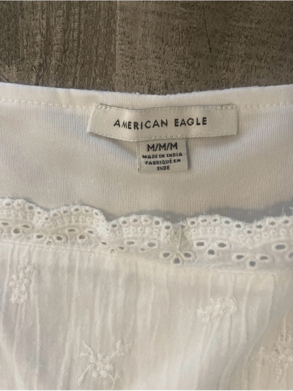 American Eagle Outfitters White Spaghetti Strap Mini Dress - Picture 7 of 9